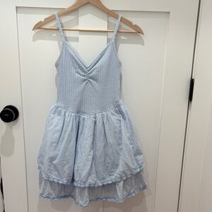 Aerie at the Barre Light Blue Mini Dress